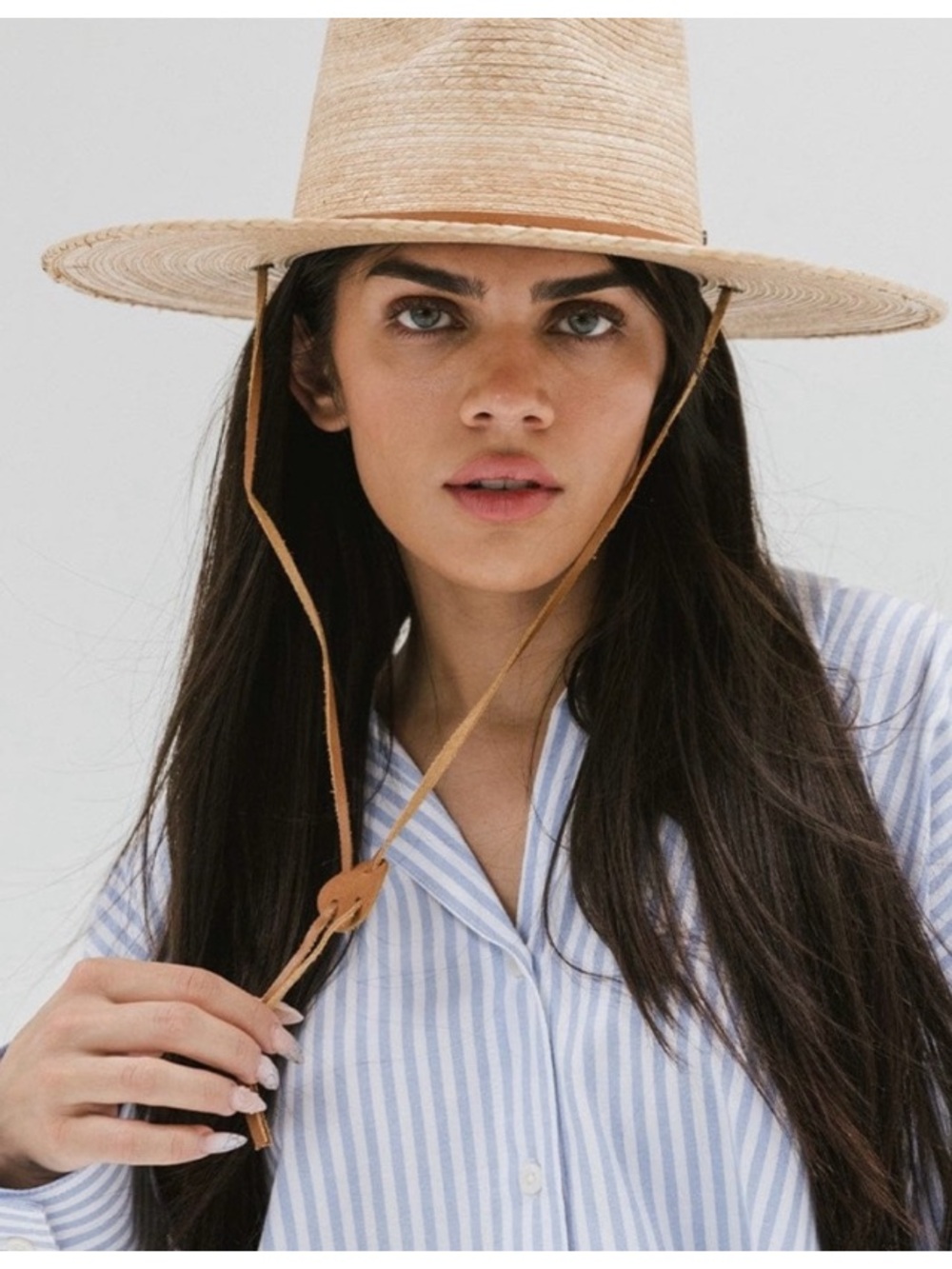 NWT Gigi Pip River Straw Sun Hat in Oak